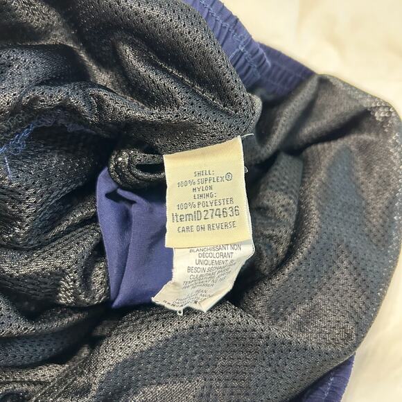 L.L.Bean Navy Blue Supplex Nylon Swim Trunks Mesh Lined Men’s Medium EUC - Picture 5 of 5